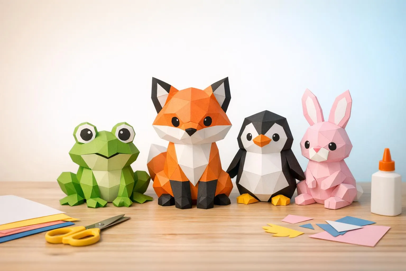 Papercraft pour enfants : kits adaptés par âge (5-8 ans, 9-12 ans, 13+)