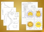 Decoración de pared Sol papercraft DIY plantilla PDF SVG