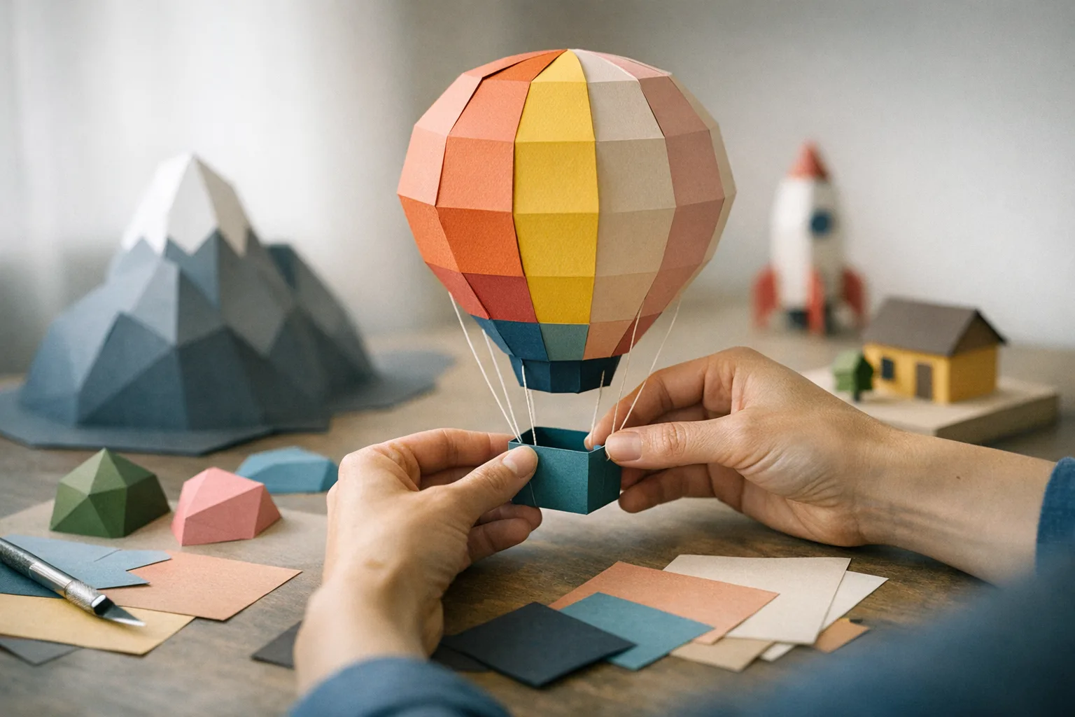 Géométrie 3D et papercraft : comprendre les solides en pliant du papier (6ème-5ème)