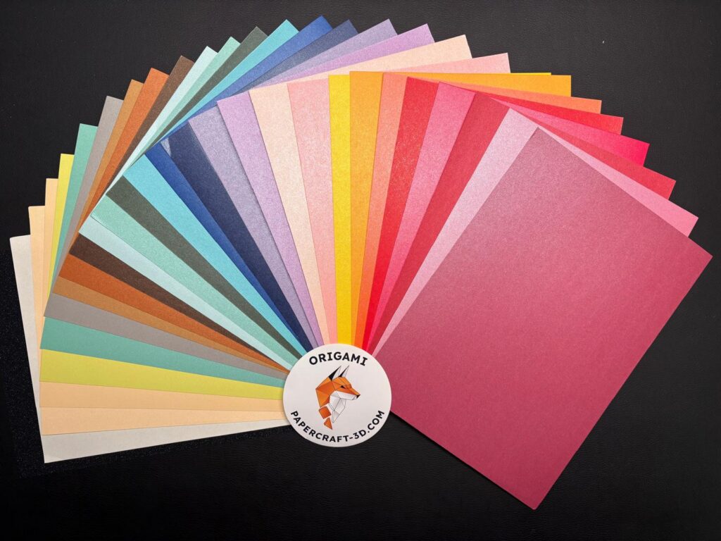 Kit de folhas coloridas, impressas com o modelo (papel brilhante) Kit de folhas coloridas, impressas com o modelo (papel brilhante)