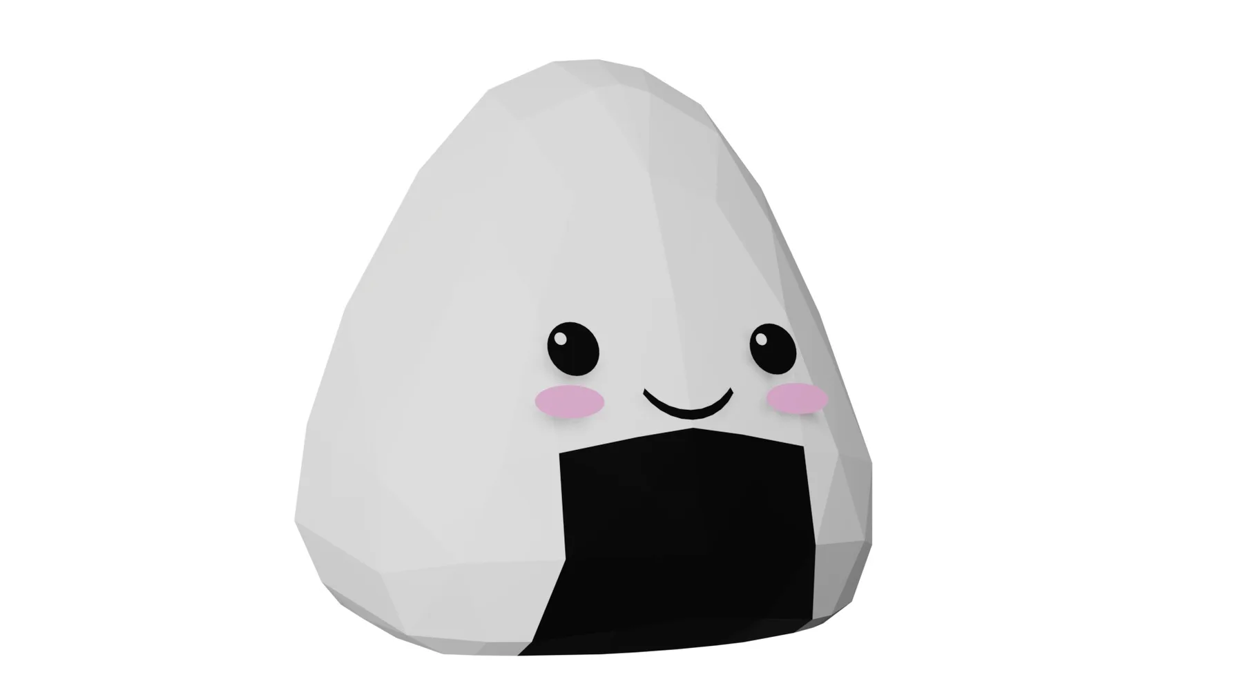 Onigiri papercraft 3D