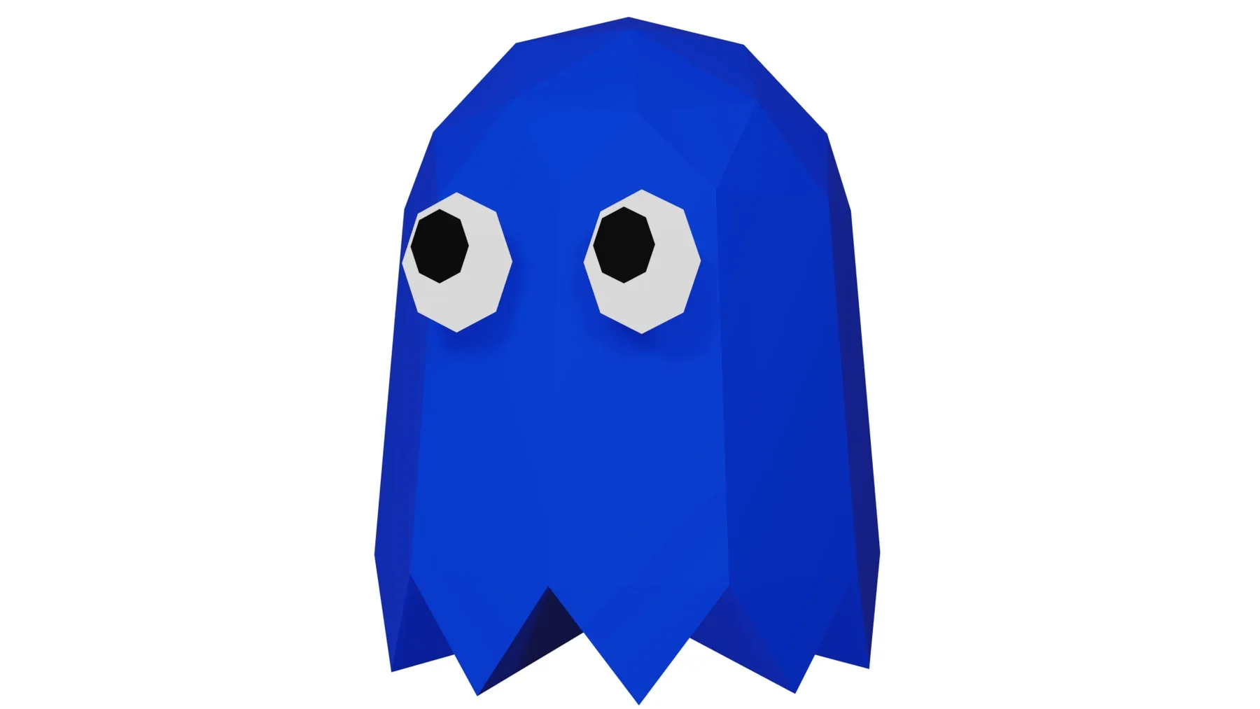 Pac-Man papercraft 3D vue 3