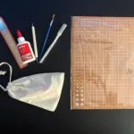 Kit de material esencial (pegamento, cuchilla plegable, regla, cúter)