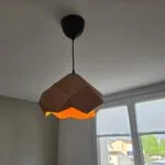Lámpara Solsticio en papercraft 3D
