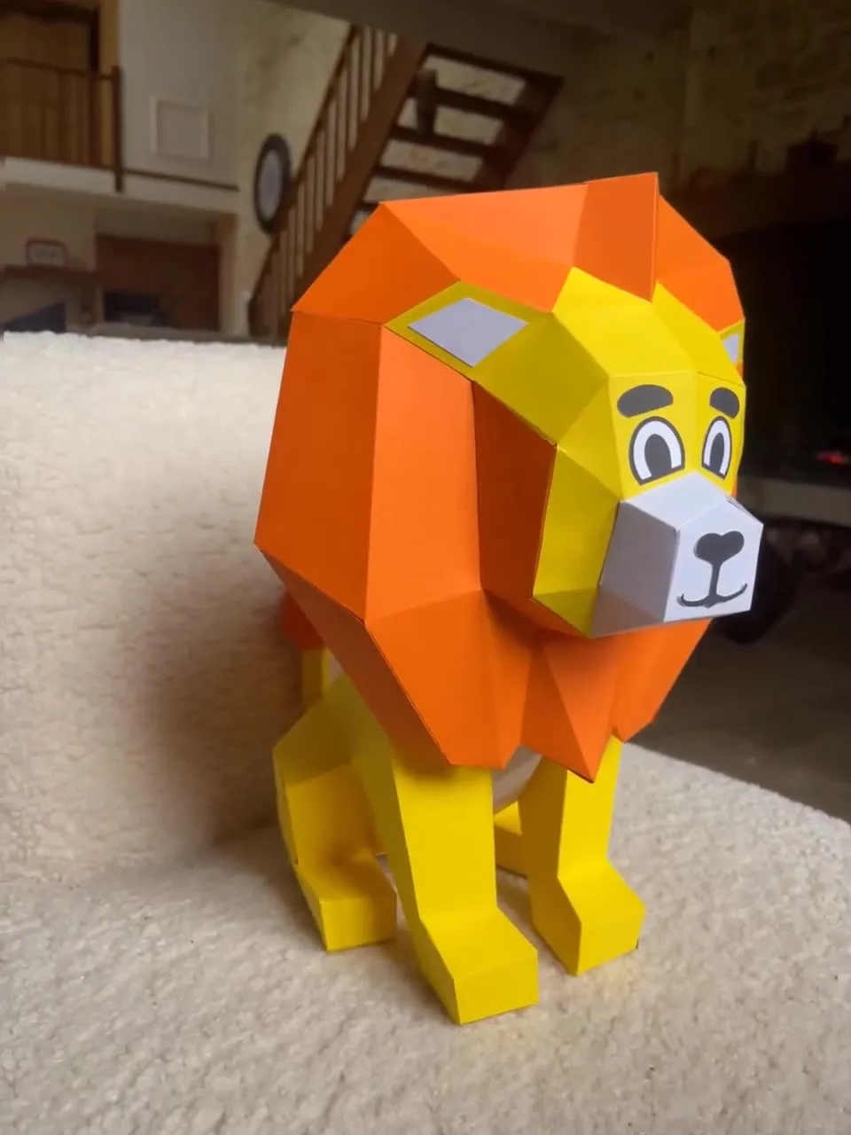 Modèle d'enfant de lion
