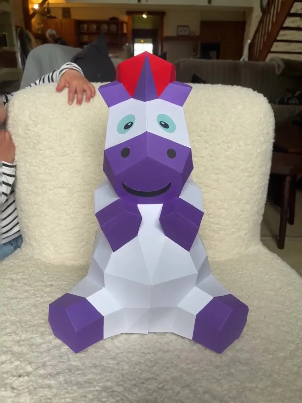 Modelo infantil de unicórnio