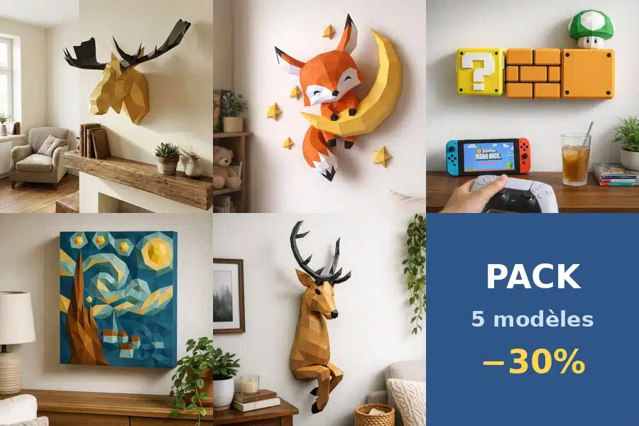 Pack Déco murale – têtes & tableaux