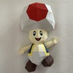 Papercraft von Toad als 3D-Origami