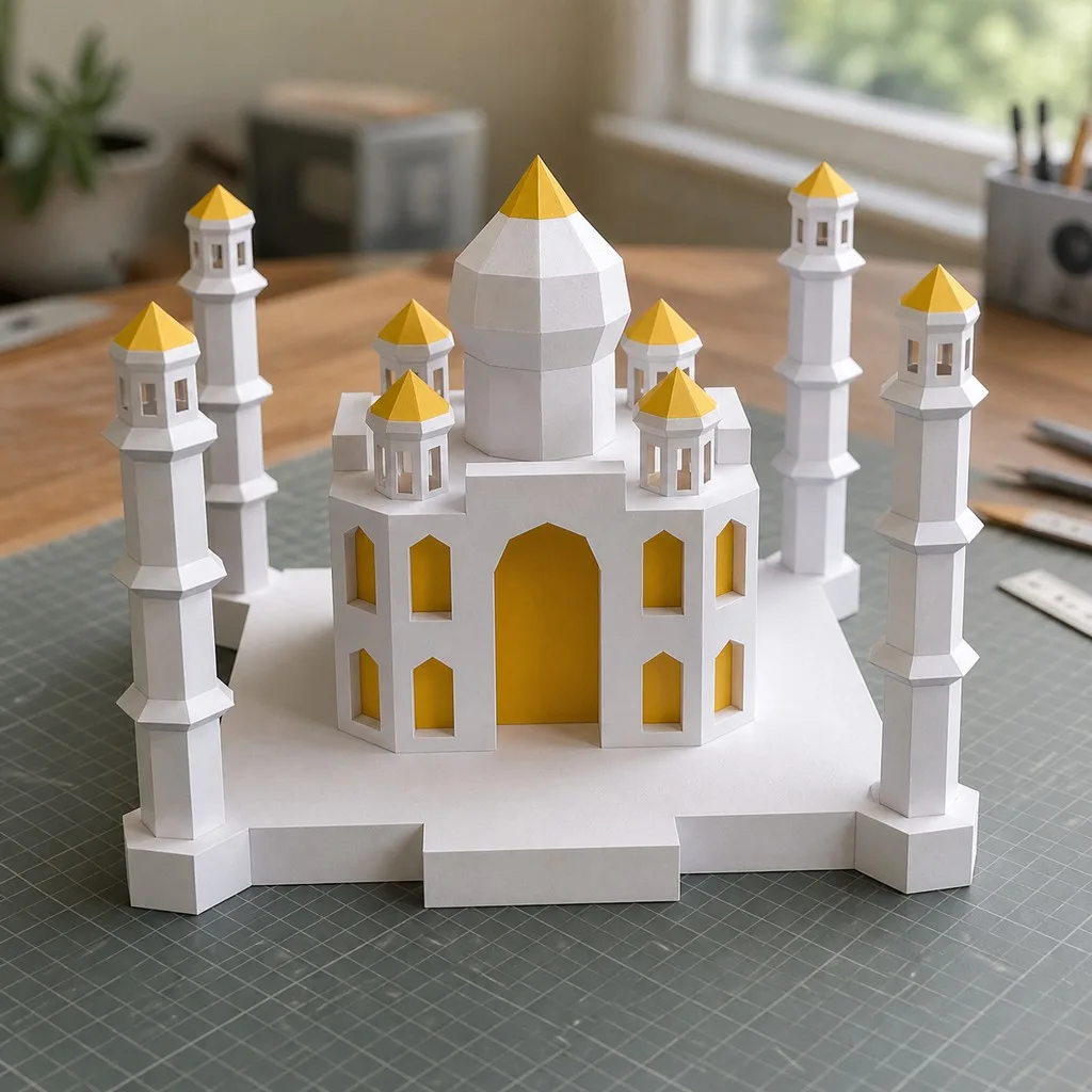 Taj Mahal en papercraft 3D