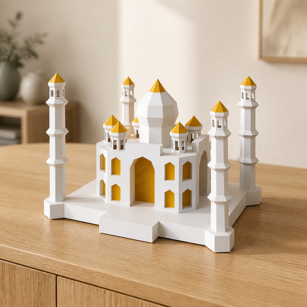 Taj Mahal en papercraft 3D