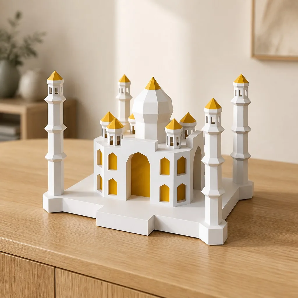 Taj Mahal en papercraft 3D