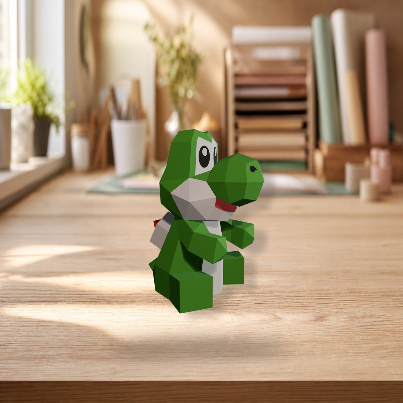 Papercraft Yoshi 3D en papier