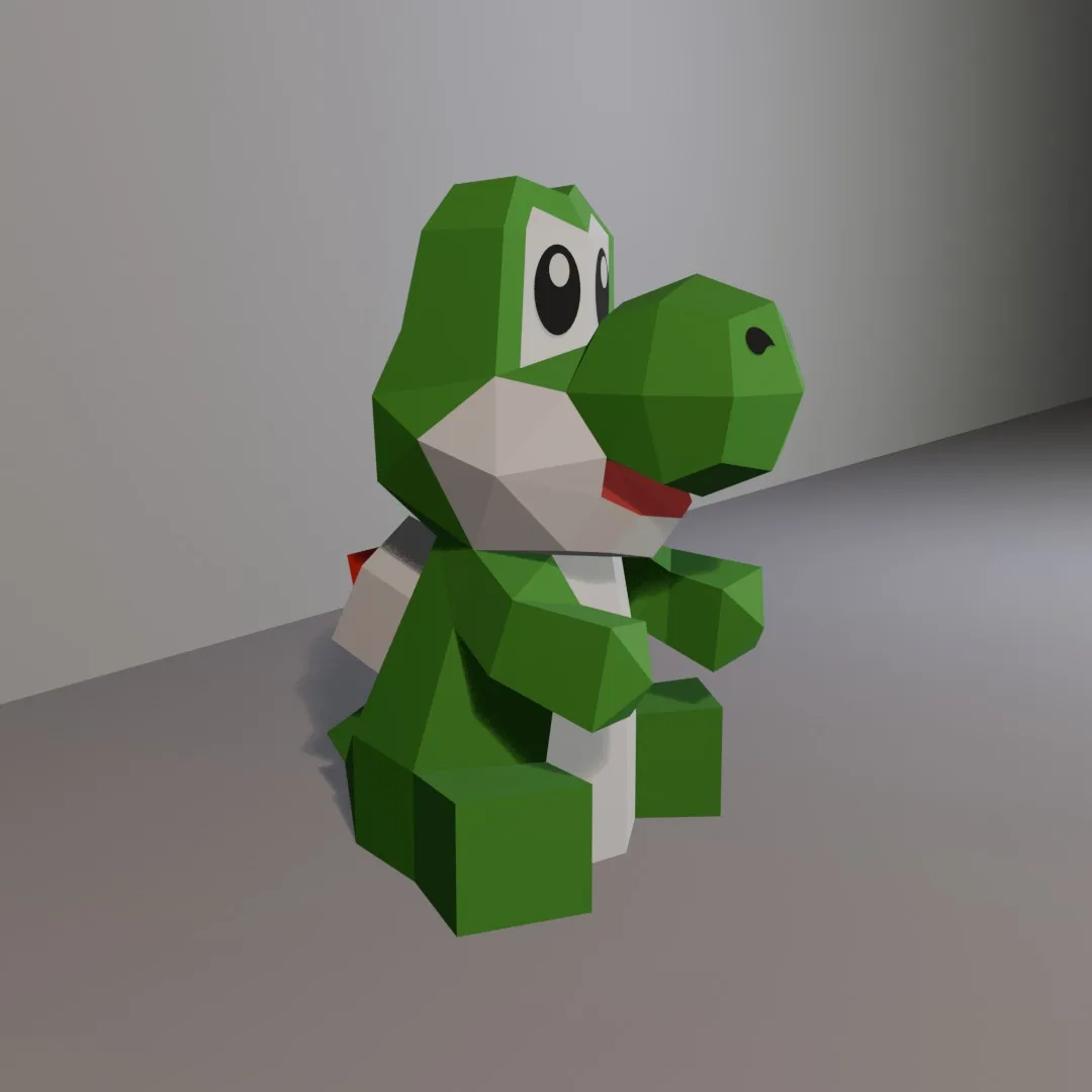 Papercraft Mario 3D kit, weergave 2