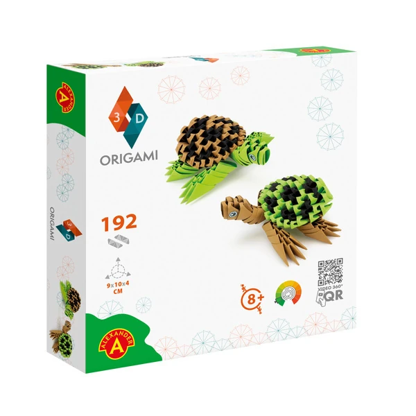 Kit origami 3D Tortues - vue 1