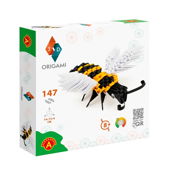 Kit origami 3D Abeille - vue 1