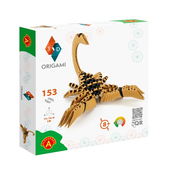 Kit origami 3D Scorpion - vue 1