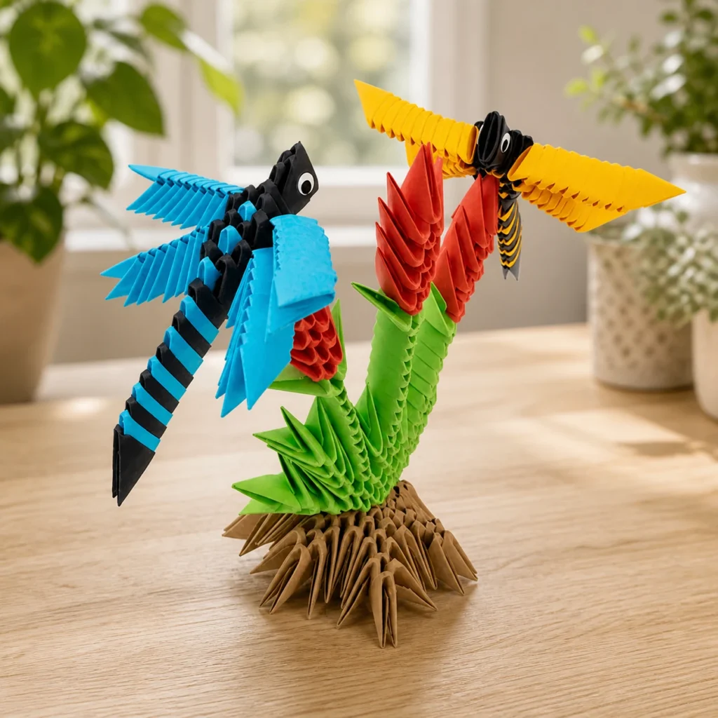 3D Origami Kit Dragonflies 3D Origami Kit Dragonflies