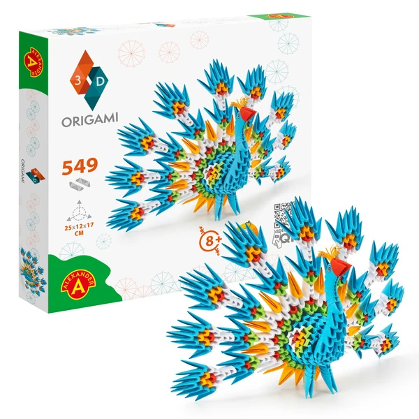 3D-Origami-Set Pfau