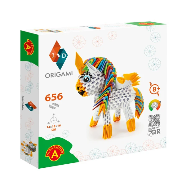 3D-Origami-Set Einhorn