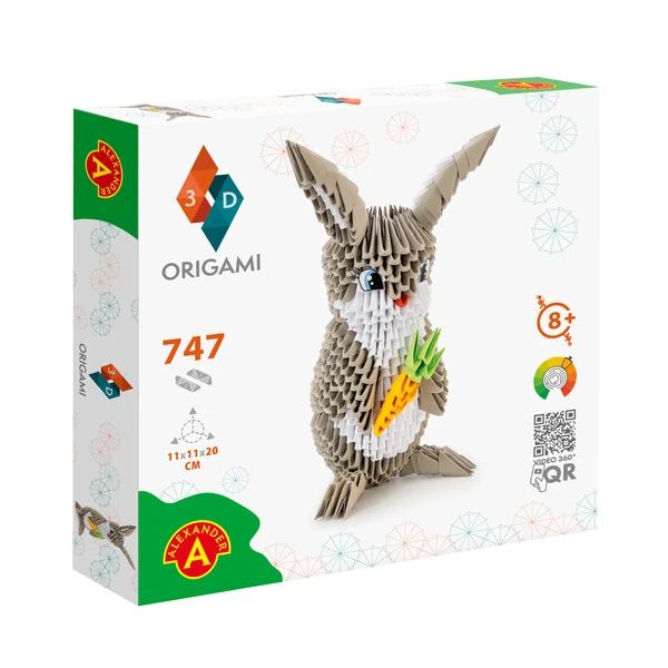 3D-Origami-Set Hase