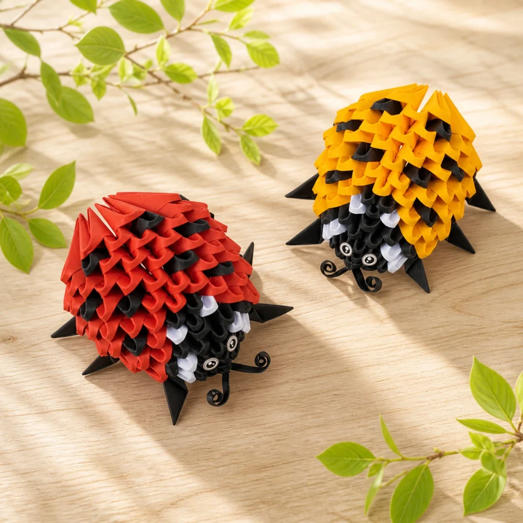 3D-Origami-Set Marienkäfer 3D-Origami-Set Marienkäfer
