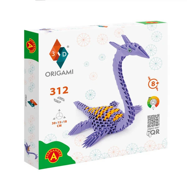 3D-Origami-Set Plesiosaurier