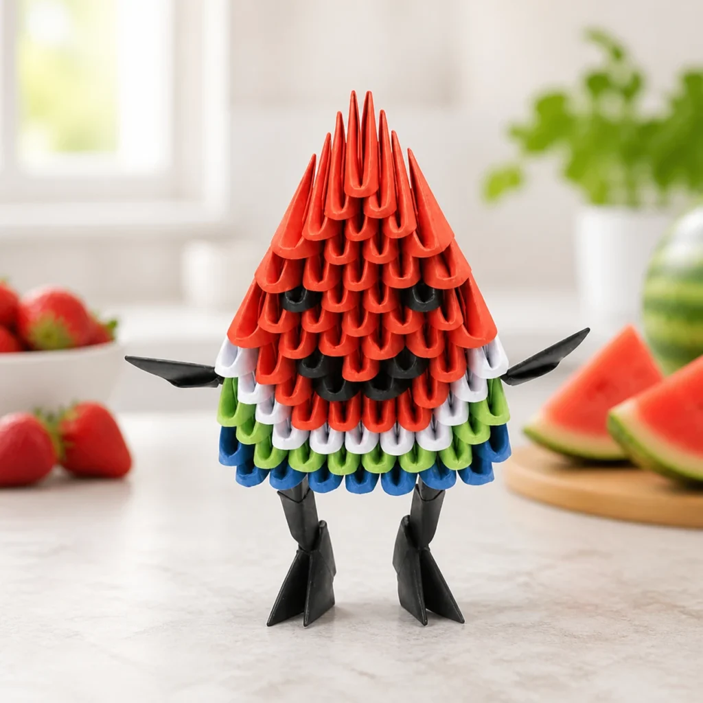3D-Origami-Set Wassermelone 3D-Origami-Set Wassermelone