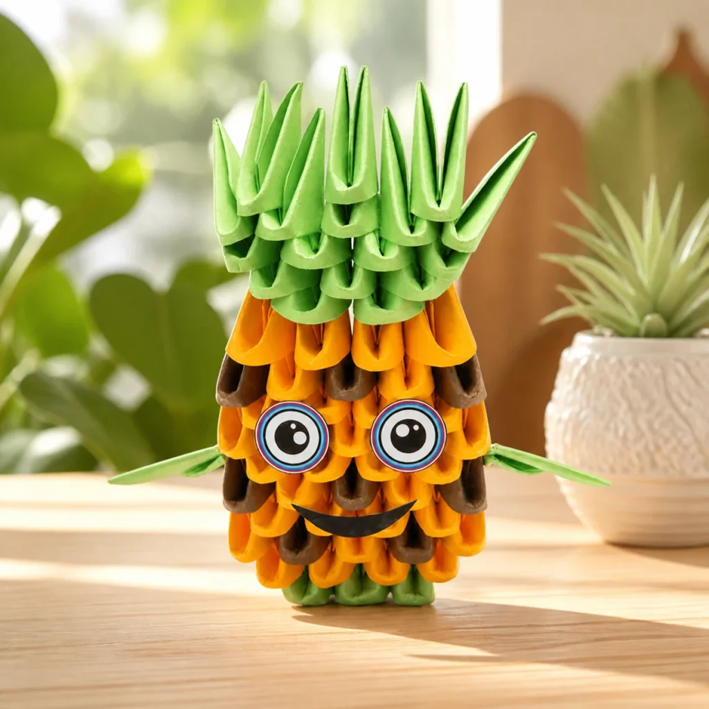 3D-Origami-Set Ananas 3D-Origami-Set Ananas