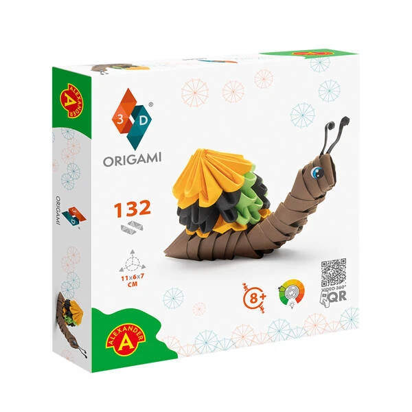 3D Origami Kit Snail