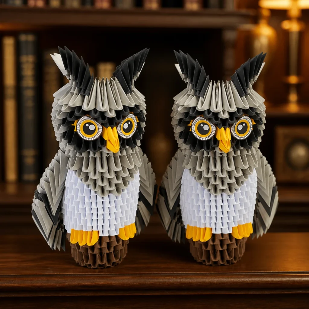 3D Origami Kit Owl 3D Origami Kit Owl