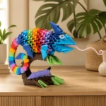 3D Origami Chameleon Kit