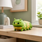 Oruga en papercraft 3D – PDF SVG DXF