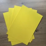 Papier cartonné Jaune soleil mat A4 – + de 180 g/m²