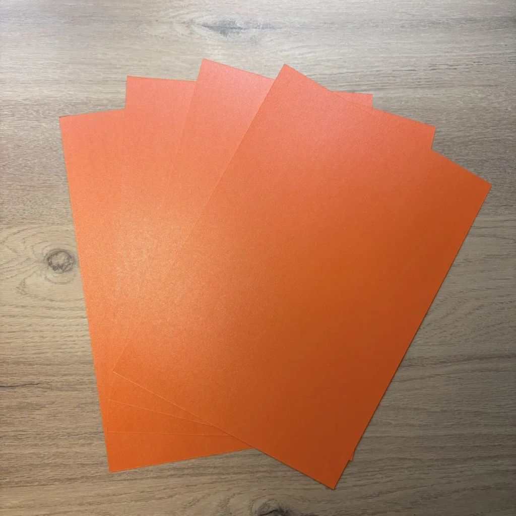 Papier cartonné Orange brillant