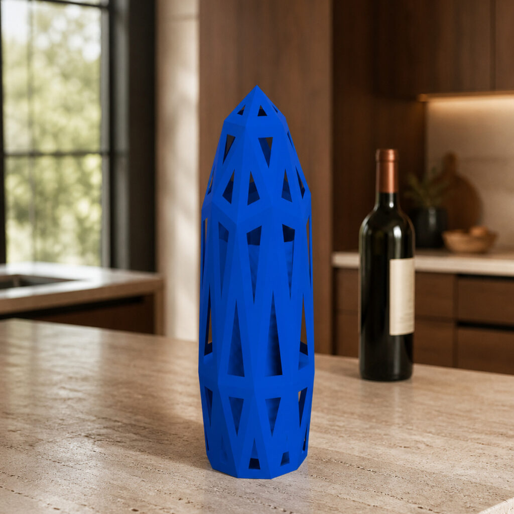 Porte-bouteille de vin dôme en papercraft 3D