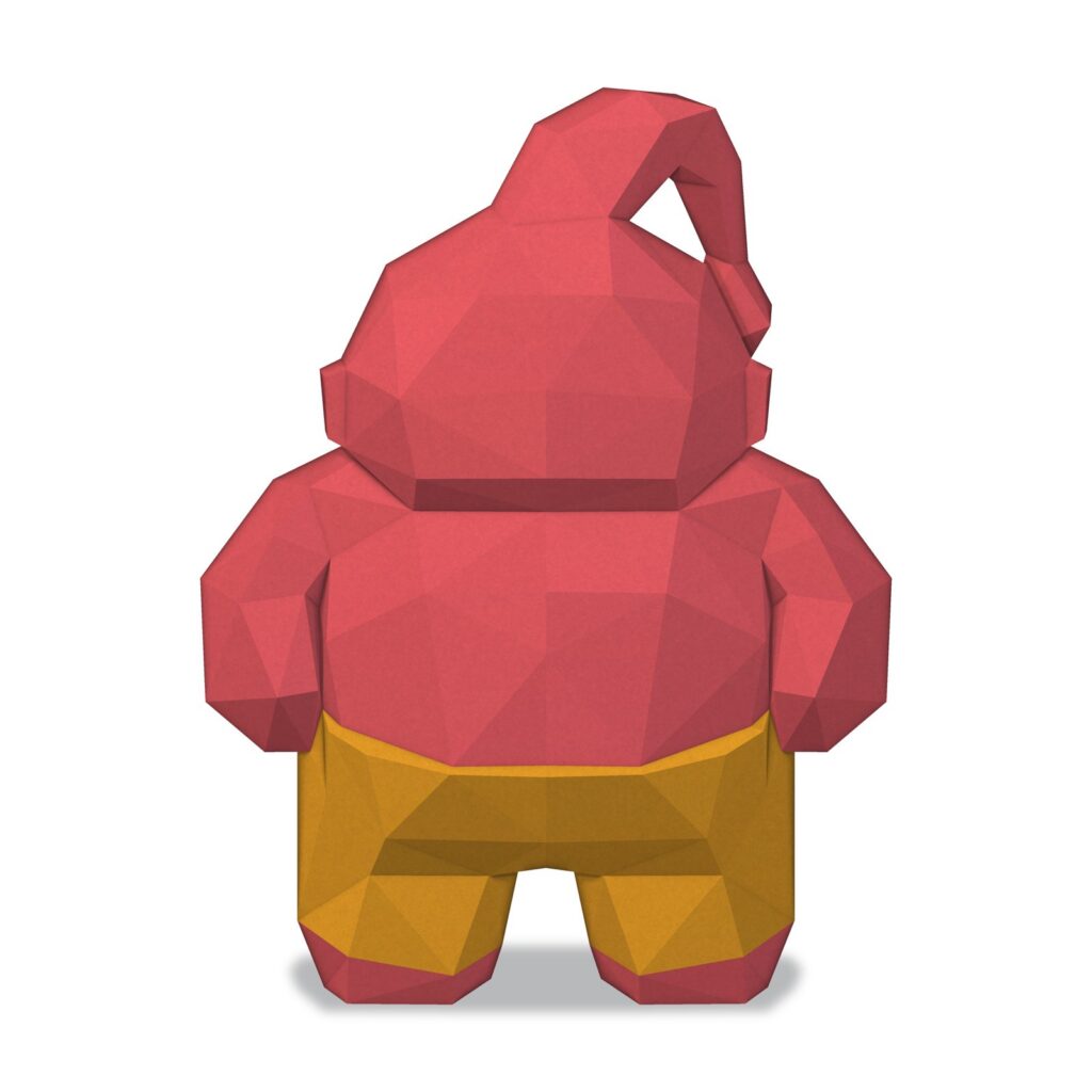 Papercraft Buu en origami 3D
