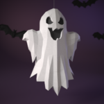 Ghost papercraft DIY | PDF, SVG | Printable Template | Cricut