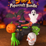 Pack Halloween papercraft | 9 décorations à créer