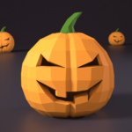 Halloween pumpkin papercraft DIY | PDF , SVG | Printable Template | Cricut