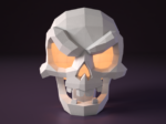 Skull Papercraft DIY | Halloween decor | PDF, SVG | Crcicut, vue 2