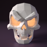 Skull Papercraft DIY | Halloween decor | PDF, SVG | Crcicut