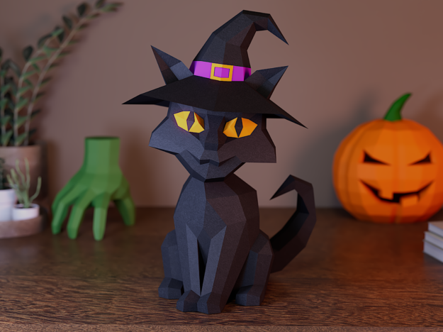 Pack Halloween papercraft | 9 décorations à créer, vue 12