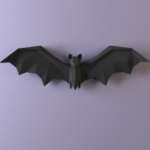 Bat papercraft | PDF,SVG | Wall Decor | Printable Template | Halloween