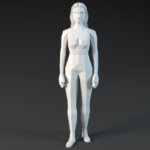 Woman body papercraft 3d | PDF, SVG | Printable Template | Cricut | DIY | low poly