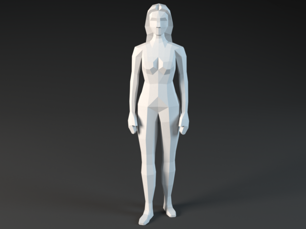 Woman body papercraft 3d | PDF, SVG | Printable Template | Cricut | DIY | low poly
