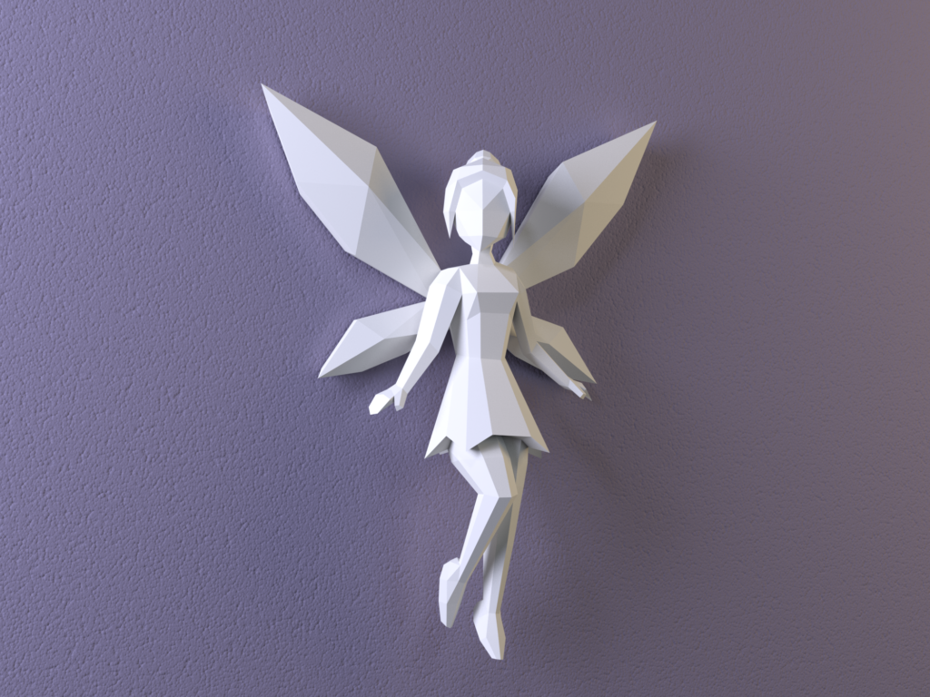 Fairy papercraft DIY | PDF,SVG | Printable template | Cricut, vue 5