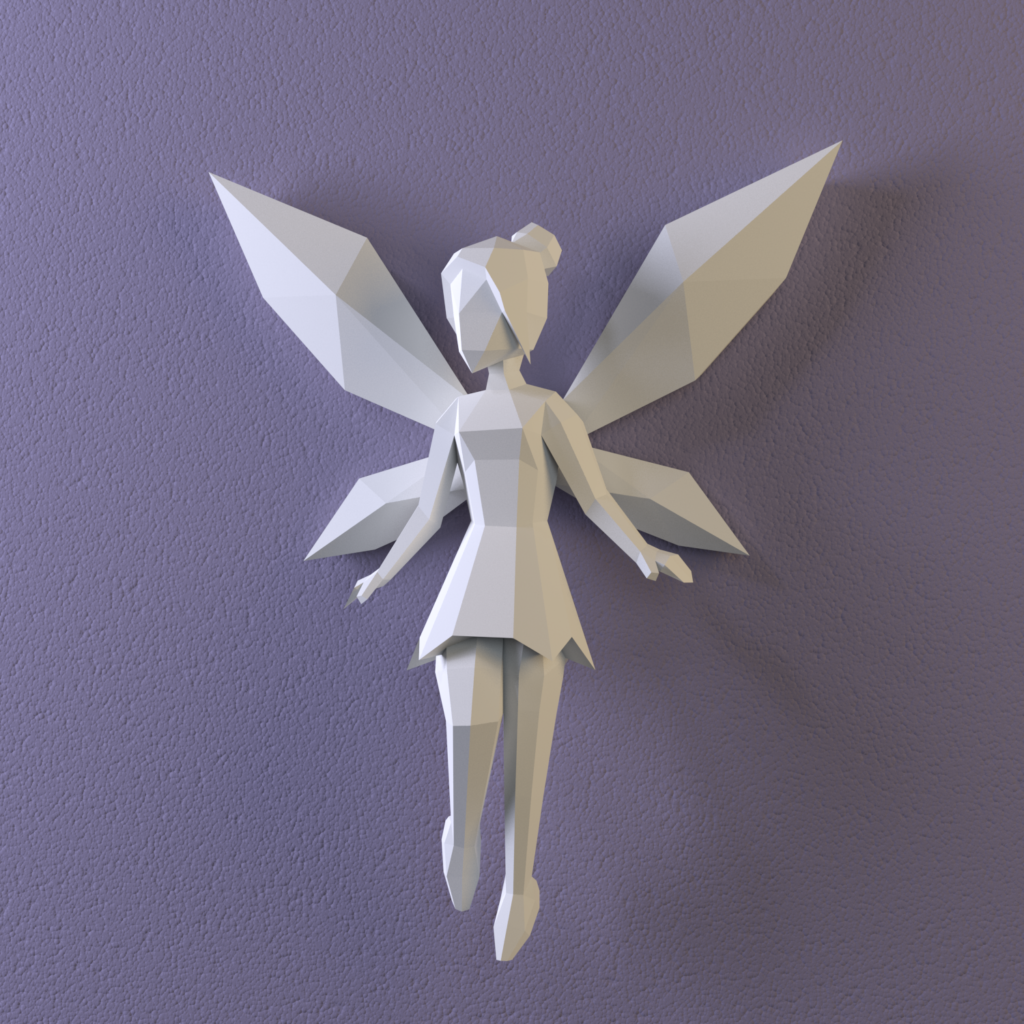 Fairy papercraft DIY | PDF,SVG | Printable template | Cricut, vue 2
