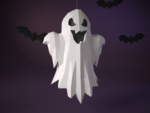 Ghost papercraft DIY | PDF, SVG | Printable Template | Cricut, vue 4