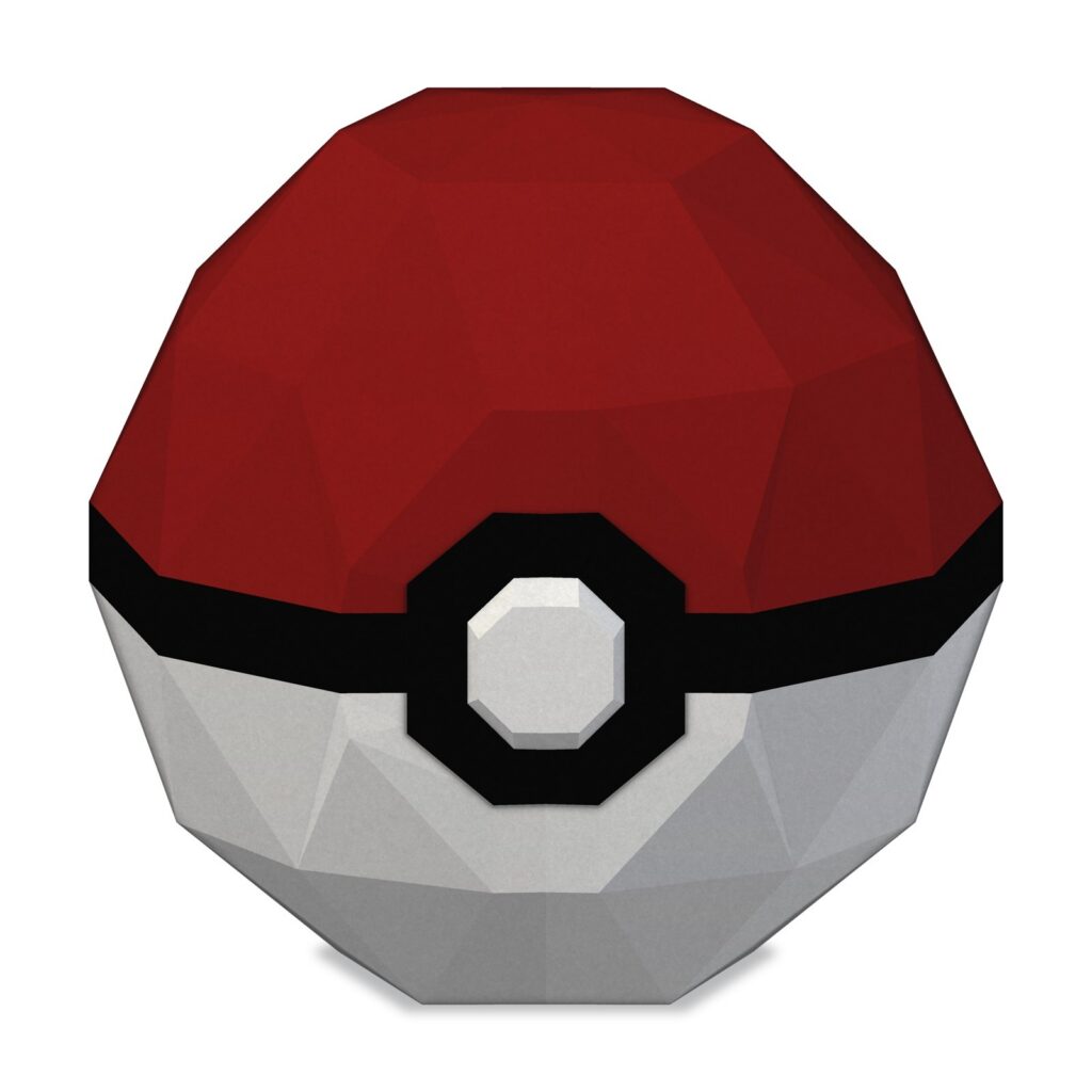 Papercraft Pokeball en origami 3D