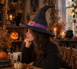 Witch's hat papercraft DIY | Halloween | Printable template | PDF , SVG | Cricut, vue 9